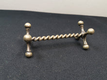 Load image into Gallery viewer, Antique Knife Rest Silver Plated Metal Jacks Victorian 1800&#39;s
