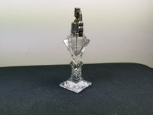 Load image into Gallery viewer, Antique Perfume Atomizer Bottle Spray Clear Cut Crystal Glass Atomiser Late 1800&#39;s - Early 1900&#39;s with Etched Flower
