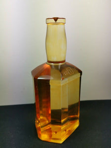 Vintage Scotch Whiskey Whisky Pub Advertising Bottle Amber Lucite Acrylic or Resin Original Life Size Display