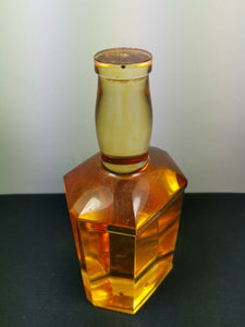 Vintage Scotch Whiskey Whisky Pub Advertising Bottle Amber Lucite Acrylic or Resin Original Life Size Display