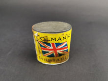 Load image into Gallery viewer, Antique Coleman&#39;s Mustard Tin with Original Paper Label Full Never Opened Early 1900&#39;s Original
