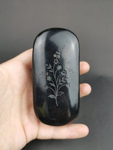 Load image into Gallery viewer, Antique Snuff Box with Inlaid Flower Bouquet on Top 1800&#39;s Original Victorian

