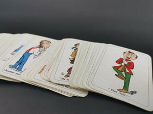 Antique SNAP Playing Cards Card Game John Jaques Complete Set in Original Box 64 Cards Original Series Set 1 and 2