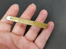 Load image into Gallery viewer, Vintage Folding Manicure Nail Tools Set in Original Brass Metal Case Early 1900&#39;s Original
