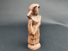 Load image into Gallery viewer, Antique French Lady Sculpture Figurine Terracotta Pottery Statue Victorian Late 1800&#39;s Original
