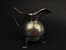 Load image into Gallery viewer, Antique Silver Plated Cream Pitcher Milk Jug Creamer Early 1900&#39;s Original
