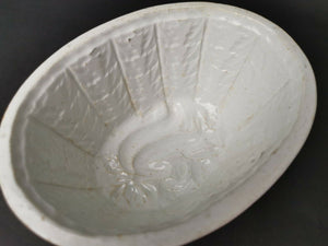Antique Jelly Mould Mold with Squirrel Ceramic Ironstone Pottery Victorian 1800's Original