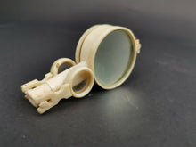 Load image into Gallery viewer, Antique Magnifying Folding Glasses Binoculars with Compass and Mirror Celluloid Lorgnette 1800&#39;s Original Victorian Ladies Traveling
