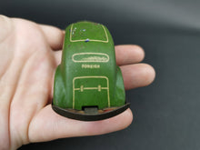 Load image into Gallery viewer, Vintage Clockwork Wind Up Toy Car with Original Winding Key 1940&#39;s Original Tin Metal Tinplate Tin Litho Green
