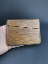 Load image into Gallery viewer, Vintage Cigarette Case Wood Folding Wooden 1920&#39;s - 1930&#39;s Hand Made Original
