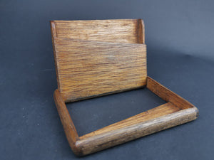 Vintage Cigarette Case Wood Folding Wooden 1920's - 1930's Hand Made Original