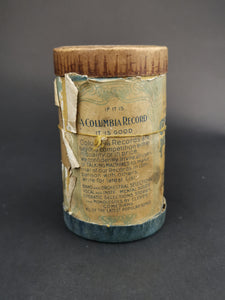 Antique Columbia Phonograph Company Columbia Records Box with Original Label 1918