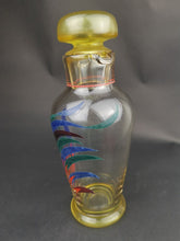 Load image into Gallery viewer, Vintage Cocktail Shaker Bottle Pourer Hand Painted Glass Art Deco 1920&#39;s Original
