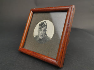 Vintage Miniature Picture Frame Treen Wood Wooden 1920's