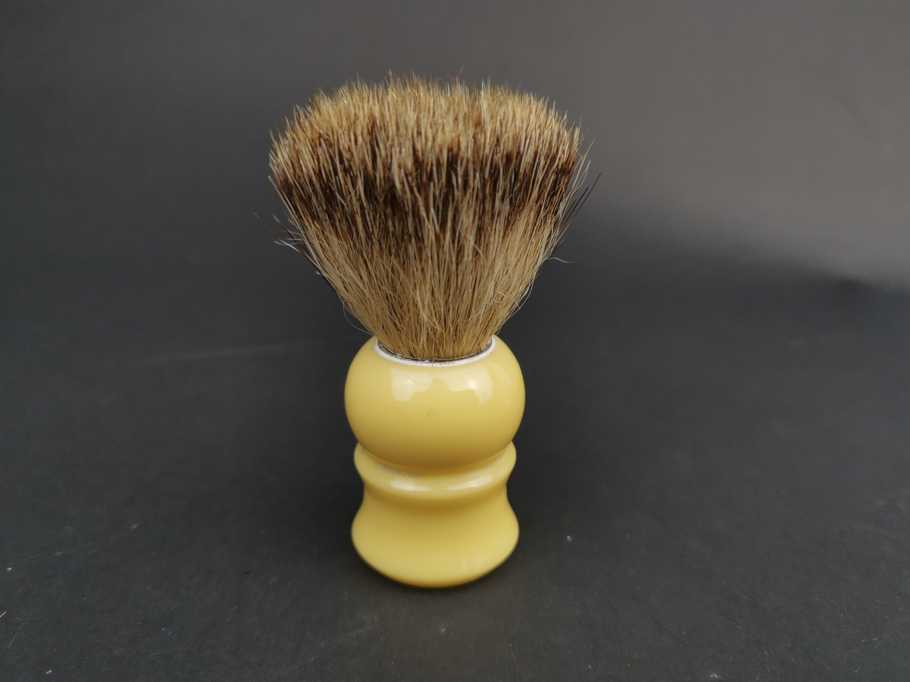 Butterscotch Bakelite Turtle Brush