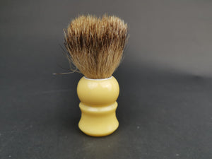 Vintage Shaving Brush Butterscotch Bakelite and Badger Hair Bristle 1920's - 1930's Original