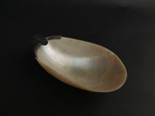 Load image into Gallery viewer, Antique Ashtray Sterling Silver and Shell Early 1900&#39;s Original Moon Seashell Nautical
