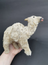 Load image into Gallery viewer, Antique Camel Toy Animal Figurine with Glass Eyes Early 1900&#39;s - 1920&#39;s Stuffed Animal

