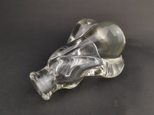 Load image into Gallery viewer, Antique Bottle Vase Clear Twisted Glass Late 1800&#39;s Original Posy Flower Vase
