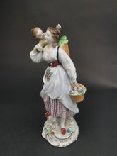 Load image into Gallery viewer, Antique Mother and Child Figurine Sitzendorf Porcelain Germany Dresden Statue Ornament German
