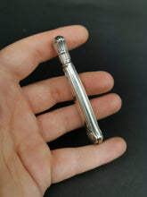 Load image into Gallery viewer, Antique Sterling Silver Needlecase Needle Case Holder Late 1800&#39;s Original Victorian
