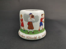 Load image into Gallery viewer, Vintage Ceramic Children&#39;s Money Box Bank Franz Heinrich and Co. German Bavaria Germany 1940&#39;s - 1950&#39;s Original Bavarian Selb Rare
